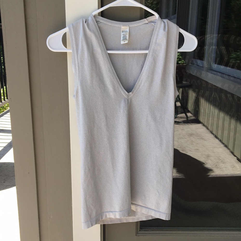 Banana Republic deep V tank top